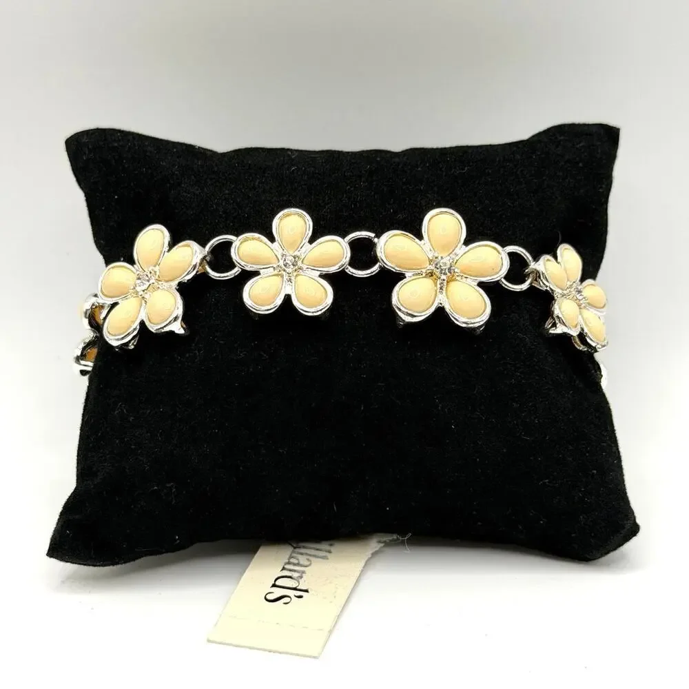 🌼Daisy Flower Link Bracelet - NWT